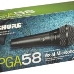 SHURE PGA58-XLR-E       HANDHELD MIC W/15FT XLR CABLE